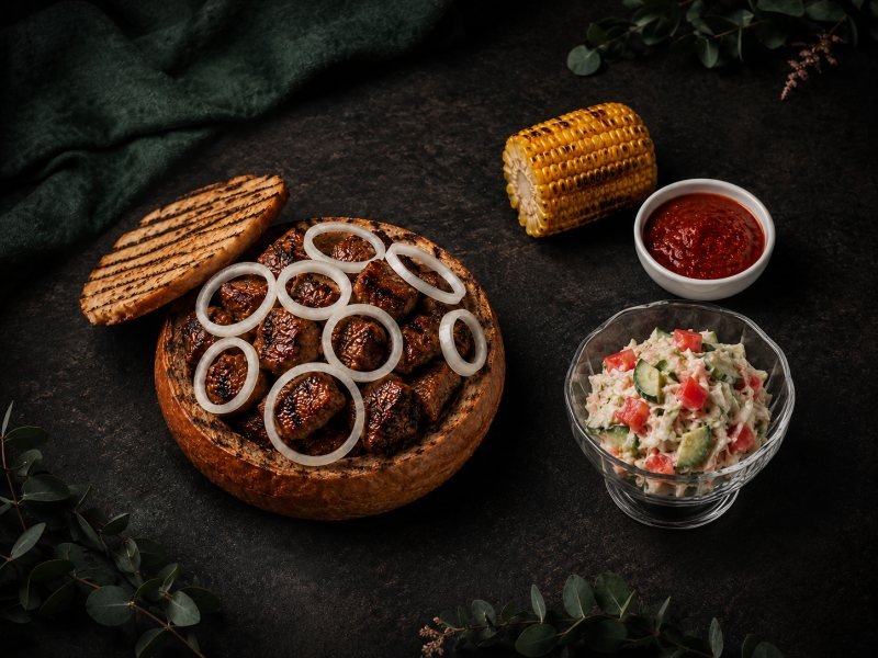 Shashlik nel pane